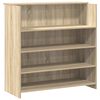 vidaXL Γραφείο υποδοχής Sonoma Δρυς 180x50x103,5εκ. Επεξεργασμένο Ξύλο