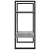 vidaXL Βιβλιοθήκη με 2 Ράφια Γκρι Sonoma 60x30x70 εκ. Επεξεργ. Ξύλο
