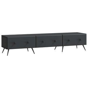 vidaXL &Nu;&tau;&omicron;&upsilon;&lambda;ά&pi;&iota; TV &Mu;&alpha;ύ&rho;&omicron; 147 x 34,5 x 30 &epsilon;&kappa; &Epsilon;&pi;&epsilon;&xi;&epsilon;&rho;&gamma;&alpha;&sigma;&mu;έ&nu;&omicron; &Xi;ύ&lambda;&omicron;