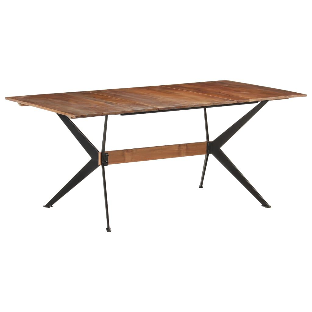 vidaXL Τραπεζαρία 180 x 90 x 76 εκ. από Μασίφ Ξύλο Μάνγκο