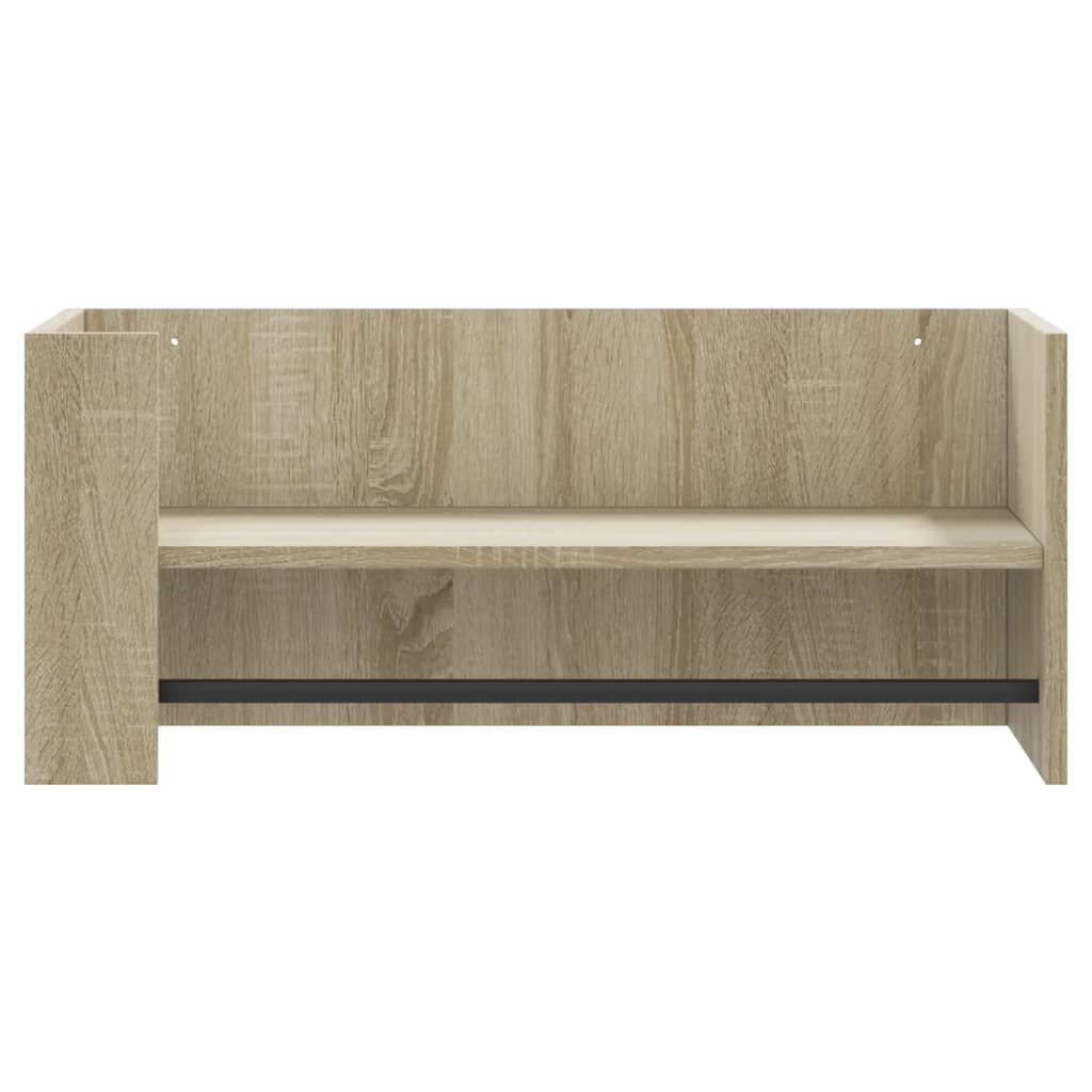 vidaXL Ράφι Τοίχου Sonoma Δρυς 70,5x35x30,5 εκ. από Επεξεργασμένο Ξύλο