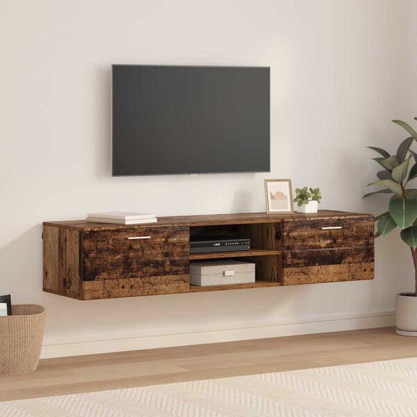 vidaXL Ντουλάπι TV Παλαιό ξύλο 150 x 39 x 30 εκ Επεξεργασμένο ξύλο