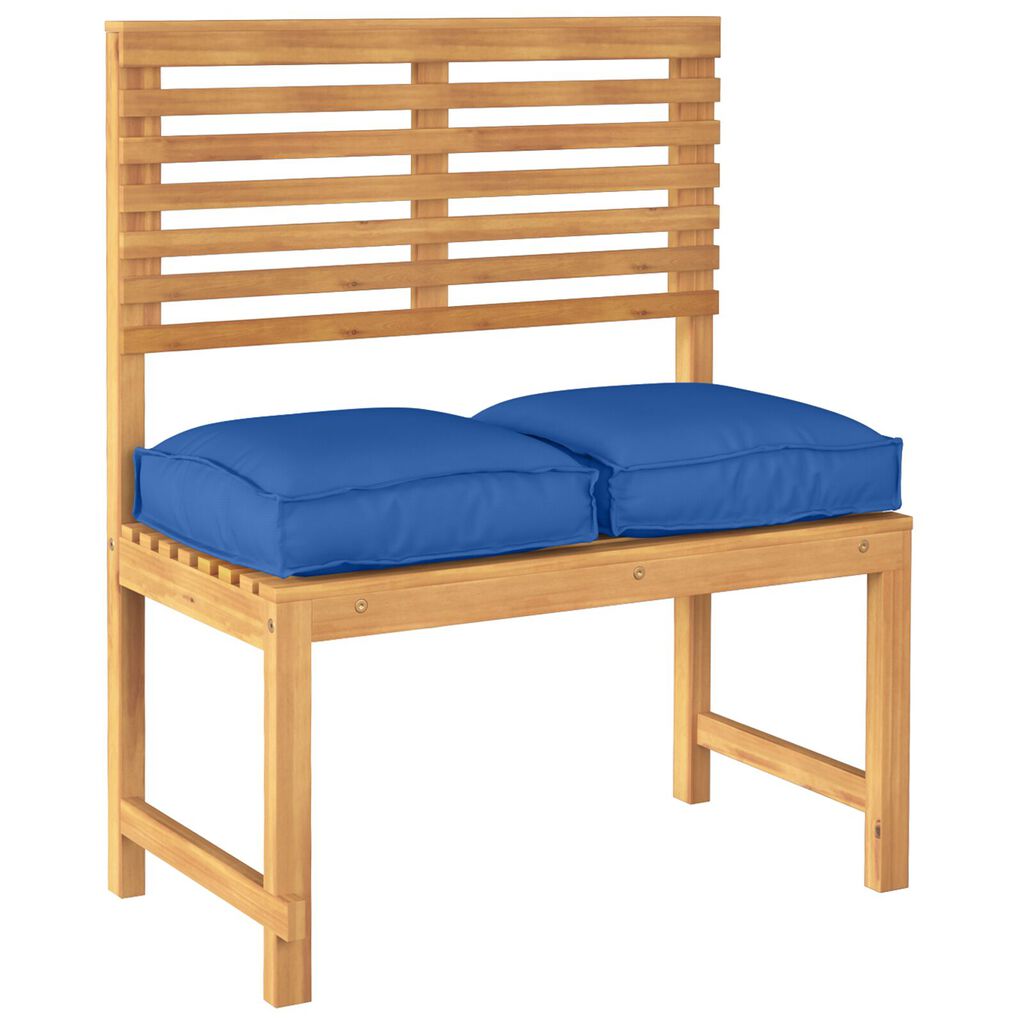 vidaXL Μαξιλάρια Παλετών 2 τεμ Μπλε Βασιλικό 40x40x8 cm Πολυεστέρα
