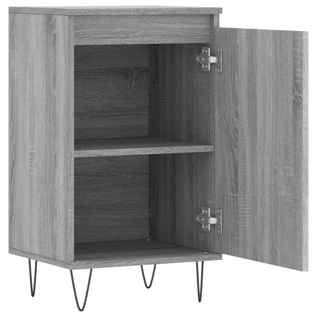 vidaXL Ντουλάπια 2 τεμ. Γκρι Sonoma 40x35x70 εκ. Επεξεργασμένο Ξύλο