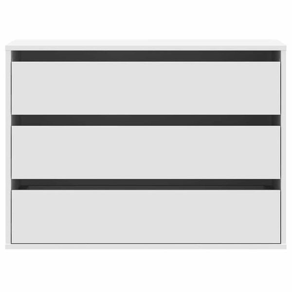 vidaXL Συρταριέρα Γωανική Λευκή 80x41x58 εκ. από Επεξεργασμένο Ξύλο