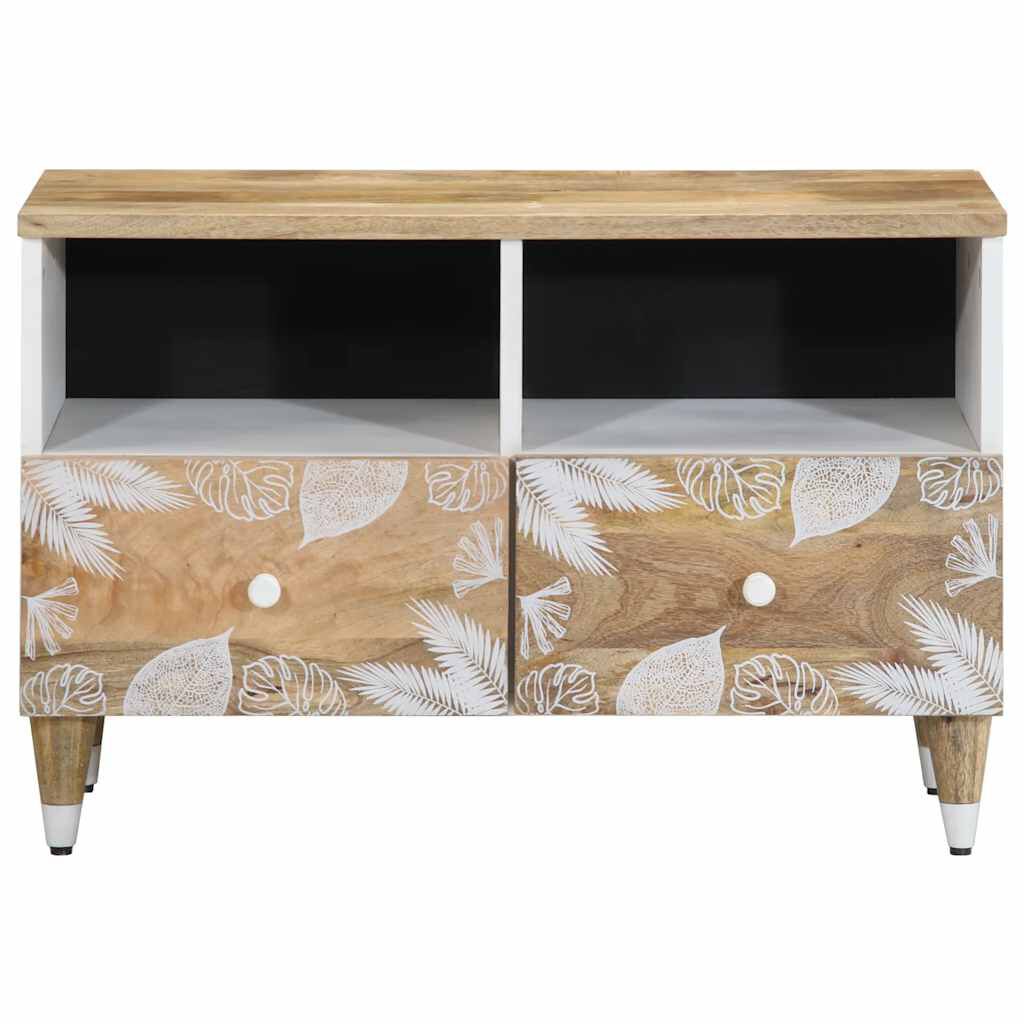 ντουλάπι τηλεόρασης vidaXL 70x33,5x46 cm μασίφ ξύλο Mango