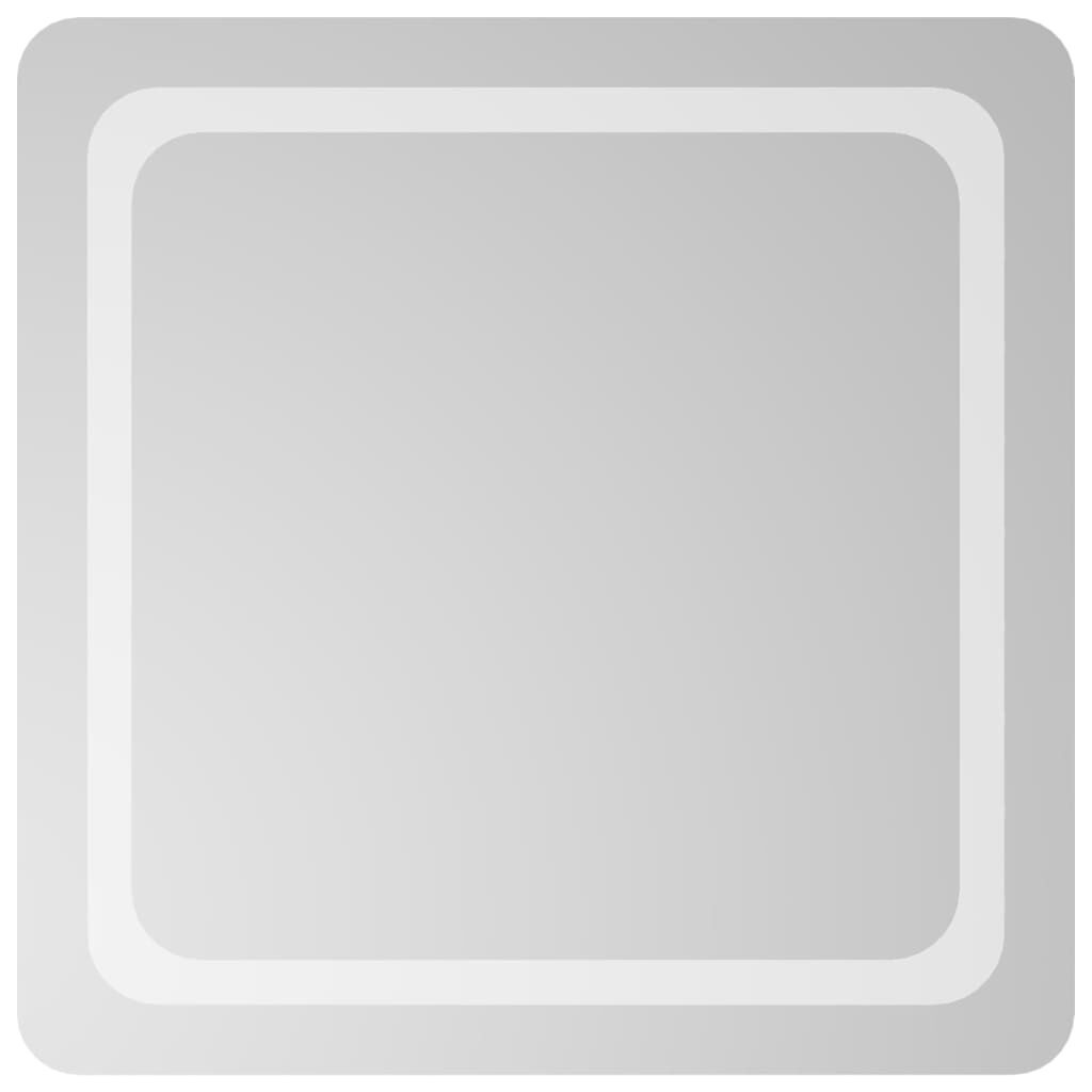 vidaXL Καθρέφτης Μπάνιου με LED 60x60 εκ.