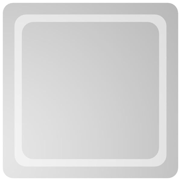 vidaXL Καθρέφτης Μπάνιου με LED 60x60 εκ.