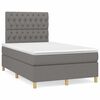 vidaXL &Kappa;&rho;&epsilon;&beta;ά&tau;&iota; Boxspring &mu;&epsilon; &Sigma;&tau;&rho;ώ&mu;&alpha; & LED &Sigma;&kappa;.&Gamma;&kappa;&rho;&iota; 120x190&epsilon;&kappa;. &Upsilon;&phi;&alpha;&sigma;&mu;ά&tau;&iota;&nu;&omicron;