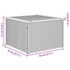 vidaXL Σετ Καναπέ Κήπου 8 pcs Μαύρο Πολυ ράταν