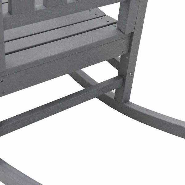 vidaXL Κουνιστή Καρέκλα Κήπου 3 pcs Ανοιχτό γκρι 38 x 38 x 46cm
