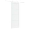 vidaXL &Sigma;&upsilon;&rho;ό&mu;&epsilon;&nu;&eta; &Pi;ό&rho;&tau;&alpha; 78 x 211 cm &Epsilon;&pi;&epsilon;&xi;&epsilon;&rho;&gamma;&alpha;&sigma;&mu;έ&nu;&omicron; &Xi;ύ&lambda;&omicron; &Lambda;&epsilon;&upsilon;&kappa;ό