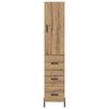 vidaXL Highboard Artisan Oak 34,5 x 34 x 180 &epsilon;&kappa;. &Epsilon;&pi;&epsilon;&xi;&epsilon;&rho;&gamma;&alpha;&sigma;&mu;έ&nu;&omicron; &xi;ύ&lambda;&omicron;