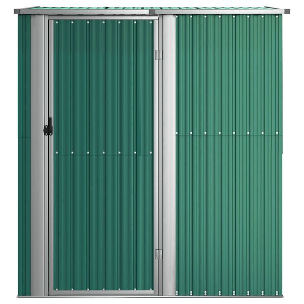 vidaXL Αποθήκη Κήπου Πράσινη 180,5x97x209,5 εκ. από Γαλβαν. Ατσάλι
