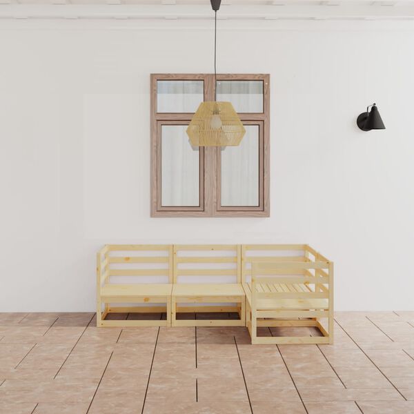 vidaXL &Sigma;&alpha;&lambda;ό&nu;&iota; &Kappa;ή&pi;&omicron;&upsilon; 4 &Tau;&epsilon;&mu;&alpha;&chi;ί&omega;&nu; &alpha;&pi;ό &Mu;&alpha;&sigma;ί&phi; &Xi;ύ&lambda;&omicron; &Pi;&epsilon;ύ&kappa;&omicron;&upsilon;