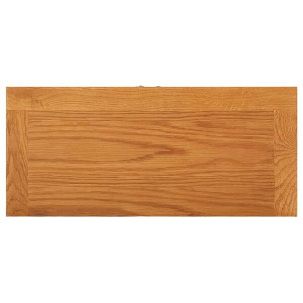 vidaXL Ντουλάπα Αποθήκευσης 50 x 22 x 110 εκ. από Μασίφ Ξύλο Δρυός