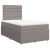 vidaXL &Kappa;&rho;&epsilon;&beta;ά&tau;&iota; Boxspring &mu;&epsilon; &Sigma;&tau;&rho;ώ&mu;&alpha; Taupe 120x190 &epsilon;&kappa;. &Upsilon;&phi;&alpha;&sigma;&mu;ά&tau;&iota;&nu;&omicron;