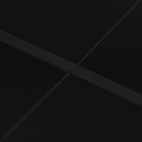 vidaXL Τραπέζι Κήπου Μαύρο 130 x 130 x 72 εκ. από Ατσάλι και Γυαλί