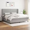 vidaXL &Kappa;&rho;&epsilon;&beta;ά&tau;&iota; Boxspring &mu;&epsilon; &Sigma;&tau;&rho;ώ&mu;&alpha; &Alpha;&nu;&omicron;&iota;&chi;&tau;ό &Gamma;&kappa;&rho;&iota; 200x200 &epsilon;&kappa;. &Upsilon;&phi;&alpha;&sigma;&mu;ά&tau;&iota;&nu;&omicron;