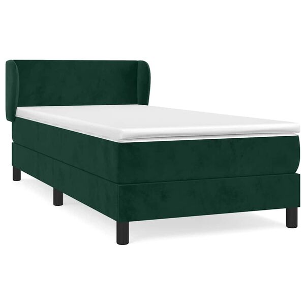 vidaXL &Kappa;&rho;&epsilon;&beta;ά&tau;&iota; Boxspring &mu;&epsilon; &Sigma;&tau;&rho;ώ&mu;&alpha; &Sigma;&kappa;&omicron;ύ&rho;&omicron; &Pi;&rho;ά&sigma;&iota;&nu;&omicron; 80x200 &epsilon;&kappa;. &Beta;&epsilon;&lambda;&omicron;ύ&delta;&iota;&nu;&omicron;
