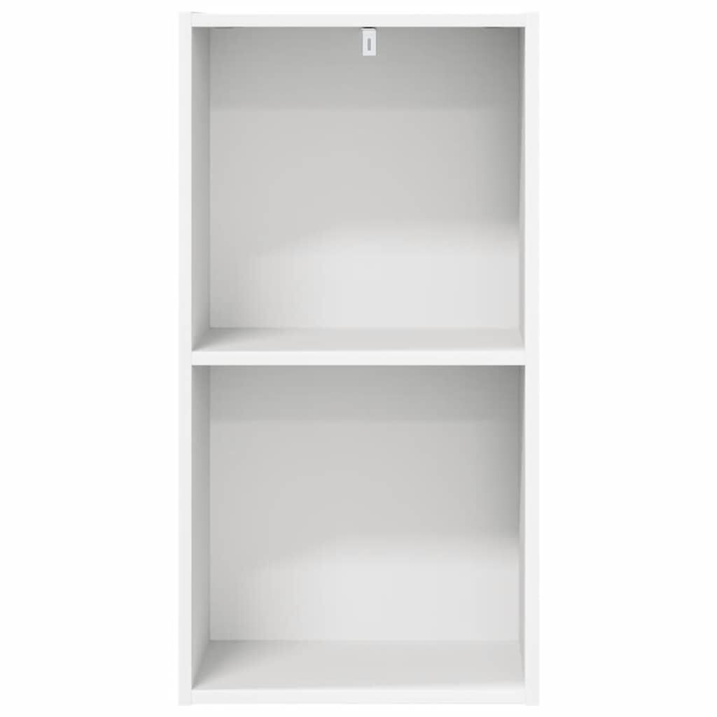 vidaXL Βιβλιοθήκη Λευκό 40x30x76,5 cm Ξύλινη κατασκευή