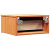 vidaXL Κομοδίνο Καφέ κεριού 37 x 35 x 18.5 εκ Μασίφ ξύλο πεύκου