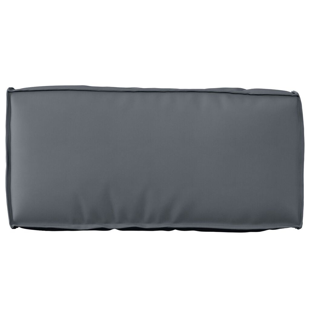 vidaXL Μαξιλάρι Παλέτας για Πλάτη Ανθρακί 80x40x12 cm Υφασμάτινο