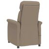 vidaXL Καρέκλα μασάζ με μαξιλάρι Taupe 70.5 x 96.5 x 95 cm ύφασμα