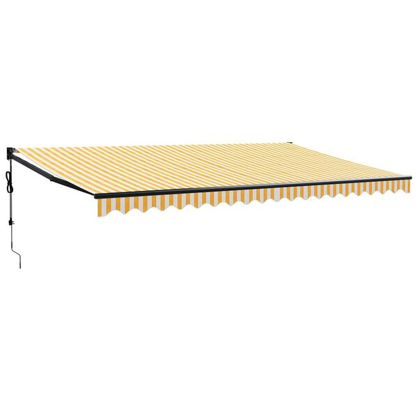 vidaXL &Tau;έ&nu;&tau;&alpha; &Pi;&tau;&upsilon;&sigma;&sigma;ό&mu;&epsilon;&nu;&eta; &Alpha;&upsilon;&tau;ό&mu;&alpha;&tau;&eta; &Kappa;ί&tau;&rho;&iota;&nu;&eta; &kappa;&alpha;&iota; &Lambda;&epsilon;&upsilon;&kappa;ή 5 x 3 &mu;.