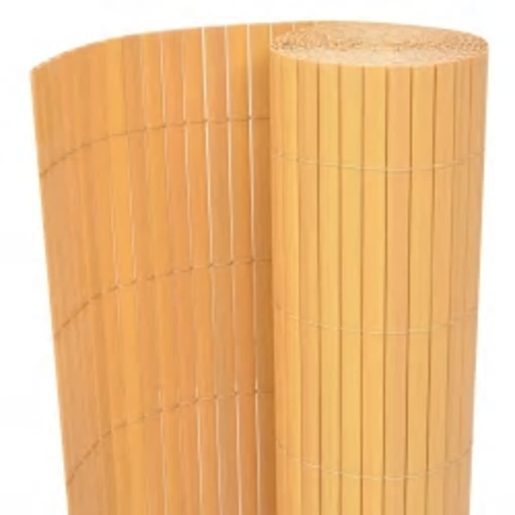 vidaXL Περίφραξη Κήπου Διπλής Όψης Κίτρινη 110 x 300 εκ.