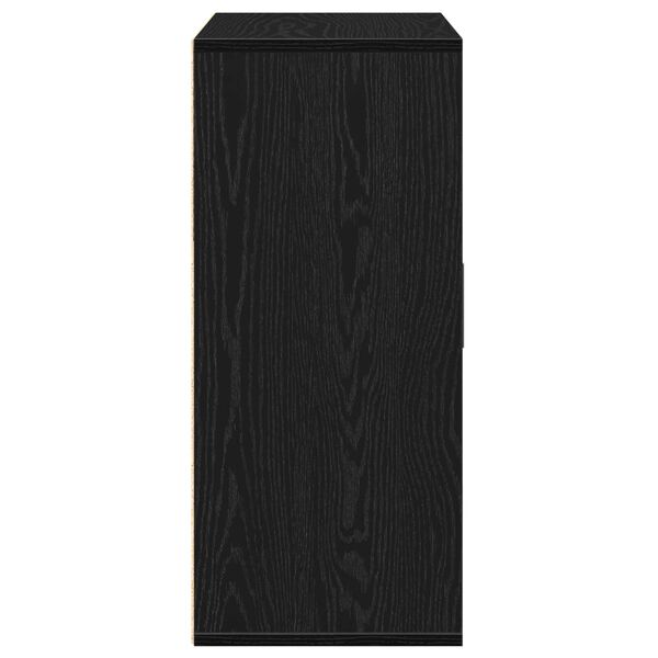 vidaXL Πλαϊνό γραφείο Μαύρη δρυς 60 x 31 x 70 εκ Επεξεργασμένο ξύλο