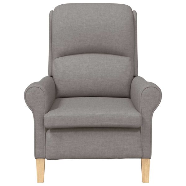 vidaXL Πολυθρόνα Taupe 76 x 94 x 102 εκ. ύφασμα