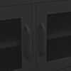 vidaXL Έπιπλο Τηλεόρασης Μαύρο 105x35x50 εκ. από Ατσάλι