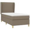 vidaXL &Kappa;&rho;&epsilon;&beta;ά&tau;&iota; Boxspring &mu;&epsilon; &Sigma;&tau;&rho;ώ&mu;&alpha; Taupe 90x190 &epsilon;&kappa;.&Upsilon;&phi;&alpha;&sigma;&mu;ά&tau;&iota;&nu;&omicron;