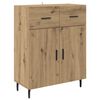 vidaXL Highboard &mu;&epsilon; &sigma;&upsilon;&rho;&tau;ά&rho;&iota; 2 pcs Artisan Oak &Sigma;ύ&nu;&theta;&epsilon;&tau;&omicron; &Xi;ύ&lambda;&omicron; &kappa;&alpha;&iota; &Gamma;&upsilon;&alpha;&lambda;ί