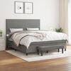 vidaXL &Kappa;&rho;&epsilon;&beta;ά&tau;&iota; Boxspring &mu;&epsilon; &Sigma;&tau;&rho;ώ&mu;&alpha; &Sigma;&kappa;&omicron;ύ&rho;&omicron; &Gamma;&kappa;&rho;&iota; 160x200 &epsilon;&kappa; &Upsilon;&phi;&alpha;&sigma;&mu;ά&tau;&iota;&nu;&omicron;