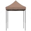 vidaXL Τέντα Εκδηλώσεων Πτυσσόμενη Pop-Up Καφέ 200x200x306 εκ.