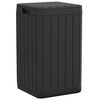 vidaXL Κάδος Απορριμμάτων Εξ. Χώρου Ανθρακί 38x38x65 εκ. Πολυπρ/λένιο