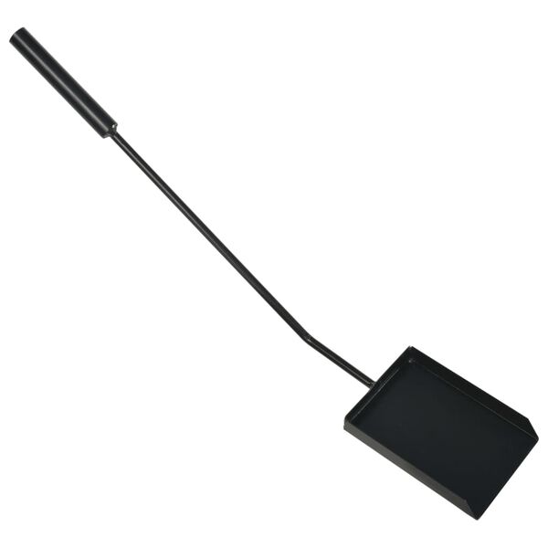 vidaXL Καρότσι Μεταφοράς Καυσόξυλων Μαύρο 30 x 35 x 81 εκ. Ατσάλινο