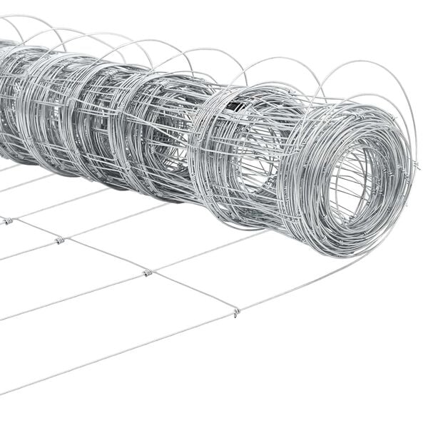 vidaXL Πλέγμα Περιφράξεων 1.6x25 μ Γαλβανισμένος Χάλυβας