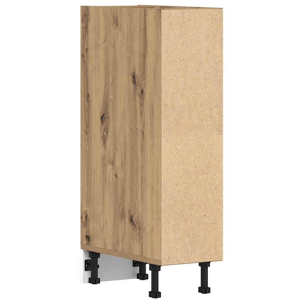 vidaXL Ντουλάπι Δαπέδου Riga Δρυς τεχνίτης 20x44,5x81,5εκ. Μοριοσανίδα