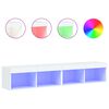 vidaXL Έ&pi;&iota;&pi;&lambda;&alpha; &Tau;&eta;&lambda;&epsilon;ό&rho;&alpha;&sigma;&eta;&sigmaf; &mu;&epsilon; LED 2 &tau;&epsilon;&mu;. &Lambda;&epsilon;&upsilon;&kappa;ά 80 x 30 x 30 &epsilon;&kappa;.