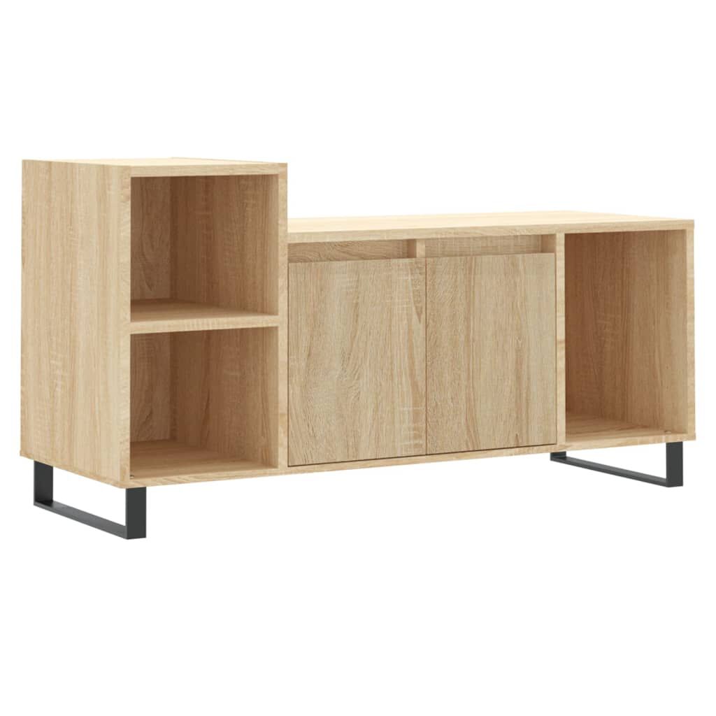 vidaXL Έπιπλο Τηλεόρασης Sonoma Δρυς 100x35x55 εκ. Επεξ. Ξύλο