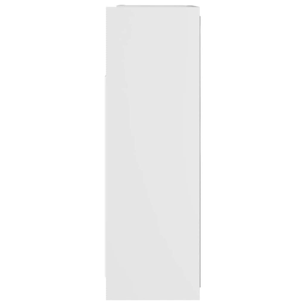 vidaXL Καθρέφτης Μπάνιου Λευκός 62,5 x 20,5 x 64 εκ. από Επεξ. Ξύλο