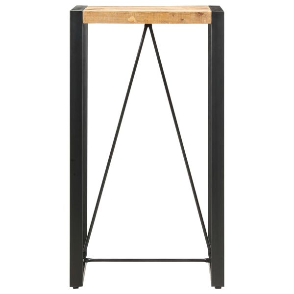 vidaXL Τραπέζι Μπαρ 60 x 60 x 110 εκ. από Μασίφ Ξύλο Μάνγκο