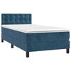 vidaXL &Kappa;&rho;&epsilon;&beta;ά&tau;&iota; Boxspring &mu;&epsilon; &Sigma;&tau;&rho;ώ&mu;&alpha; &Sigma;&kappa;&omicron;ύ&rho;&omicron; &Mu;&pi;&lambda;&epsilon; 80 x 200 &epsilon;&kappa;. &Beta;&epsilon;&lambda;&omicron;ύ&delta;&iota;&nu;&omicron;