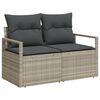 vidaXL Σετ Καναπέ Κήπου 7 pcs Ανοιχτό γκρι 55 x 55 x 37 εκ
