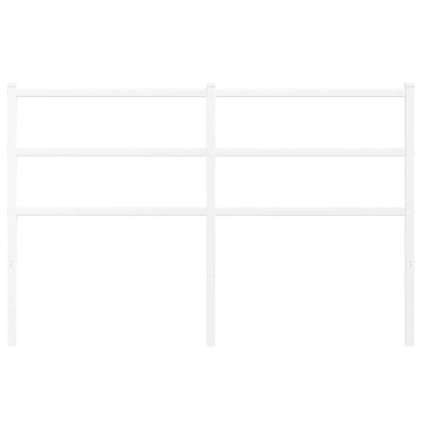 vidaXL Κεφαλάρι Λευκό 135 εκ. Μεταλλικό