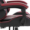 vidaXL Καρέκλα Gaming Μπορντό από Συνθετικό Δέρμα