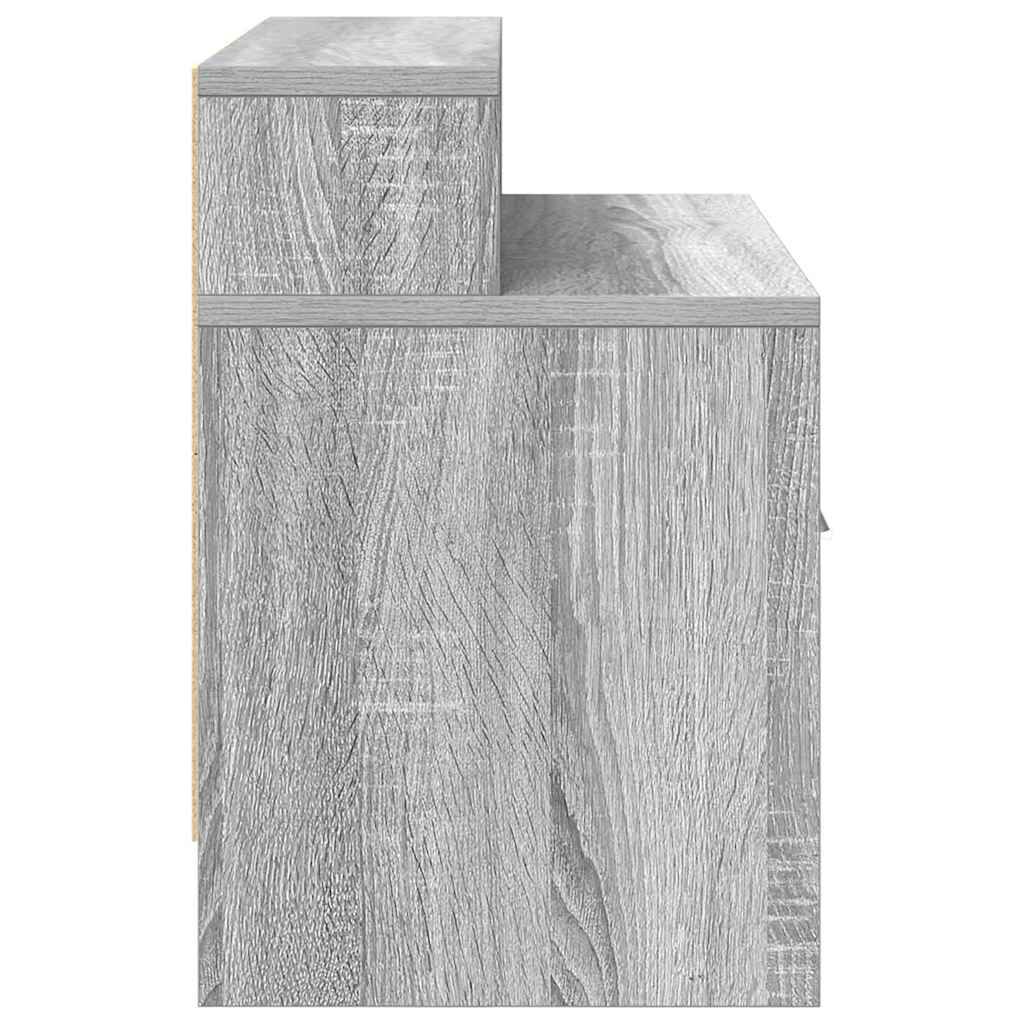 vidaXL Κομοδίνο με συρτάρι Γκρι Sonoma 51x31x47 εκ.